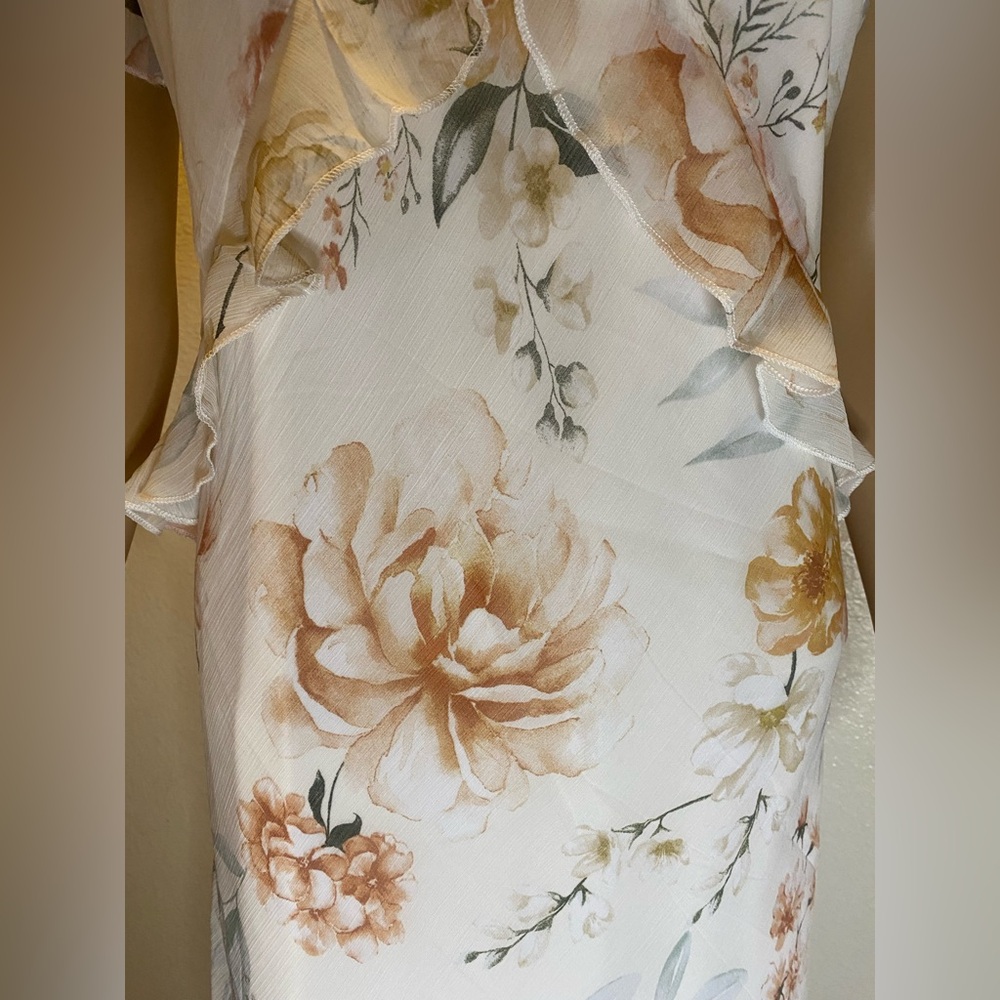 Christian Lacroix ruffle floral Dress - Picture 9 of 9